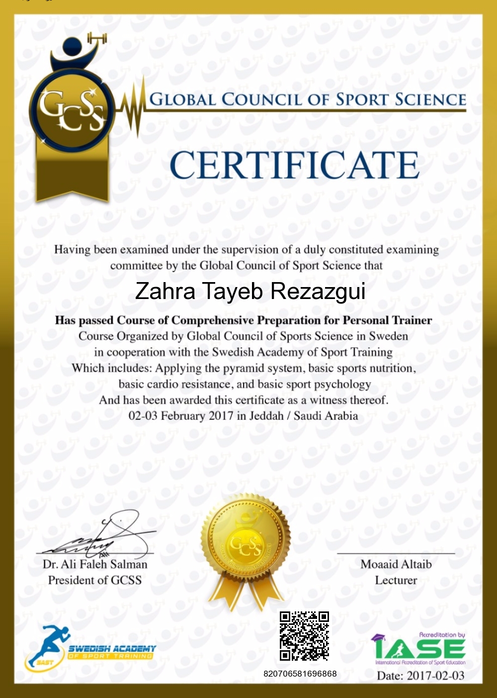 Zahra Tayeb Rezazgui
